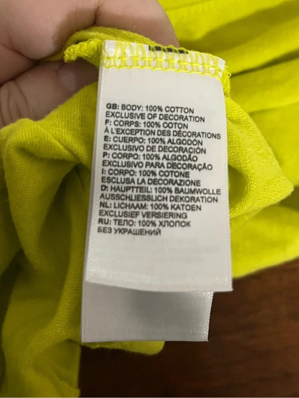 The North Face Men’s Short Sleeve Tee — Yellow Green